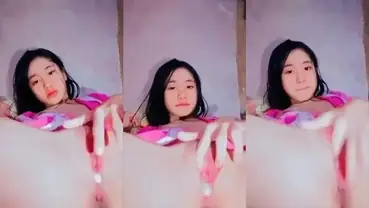 ABG Cantik Mulus Colok Memek Pink Perawan Kost