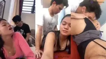 Gadis Cantik Pasrah Goyang Kasur Peraduan